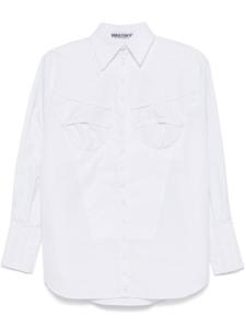 Sinead O'Dwyer декорированная рубашка, белый