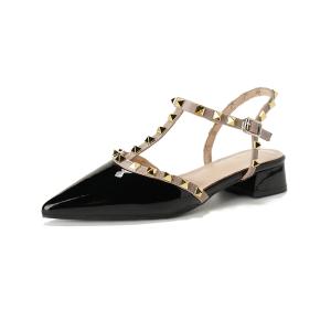 Туфли на высоком каблуке для женщин QITUMAUL, Black[Heel Height 4Cm]