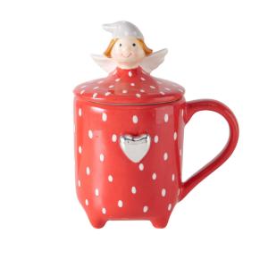 Чашка Малена 360 мл Boltze Home, красный