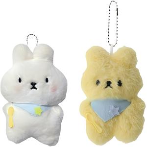 Плюшевый кулон с милым кроликом котенком, поедающим кукол, высота 12,5 см BANQIN