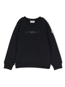 Moncler Enfant толстовка с логотипом, синий