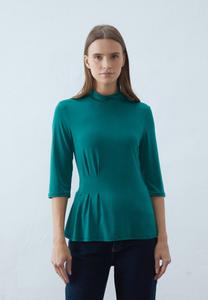 Топ с длинными рукавами SOFT TOUCH WITH WAIST PLEATS Anna Field, темно-зеленый