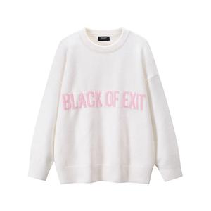 Свитер Unisex BLACK OF EXIT, белый