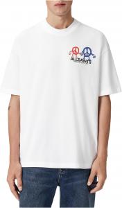 Мужская кофта Bedfellow с коротким рукавом AllSaints, Optic White