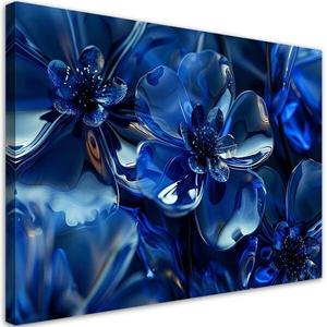 Картина арт-принт KUNSTLOFT Sapphire Prism Blossoms 1, синий