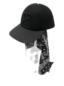 Бейсболка со съёмным шарфом Kijima Takayuki, черный