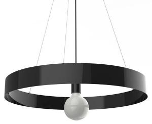 Подвесной светильник Lumicom Halo, 60x60x60 см, глянцевый черный