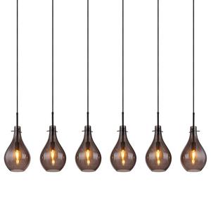 Подвесной светильник Globo Lighting Torsbreen, цветное стекло/железо - количество языков пламени: 6