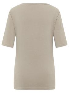 ELBSAND Футболка "Сива" бежевого цвета