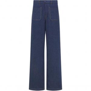 DIOR 8 Jeans Women's Dark Blue
