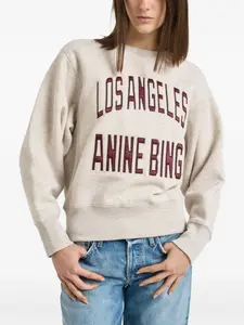 Свитер с круглым вырезом Anine Bing, бежевый