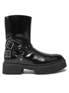 Женские ботинки Steve Madden лакированные с декоративными деталями, черный