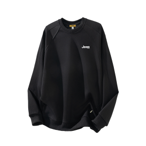 Свитшот Unisex Crew Neck Moderate Regular Jeep, черный