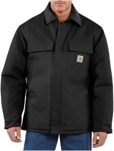 Мужская традиционная куртка свободного кроя Carhartt с утеплителем из плотной утки, Black