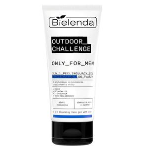 Только для мужчин Outdoor Challenge 2-в-1 очищающий пилинг-гель для лица 150 г Bielenda
