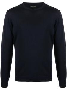 Джемпер с круглым вырезом Roberto Collina, синий