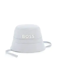 Панама с логотипом BOSS Kidswear, синий