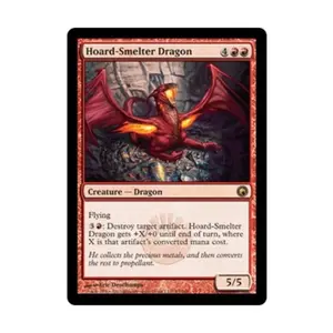 CCG Дракон-плавитель сокровищ (клавиша R) (фольга), MTG - Scars of Mirrodin