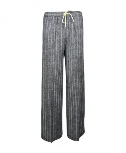 Брюки-Палаццо в синюю полоску Circolo 1901, синий