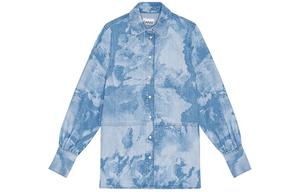 GANNI Отбеленная джимовая рубашка