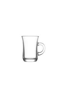 Набор чайных стаканов Cofi Lav Yudum с ручкой, 95 мл, 6 штук