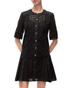 Мини-платье Dara черного цвета Veronica Beard, черный