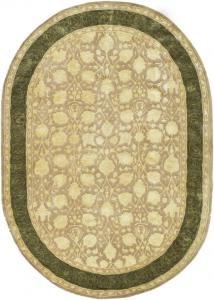 Ковер SAFAVIEH, 140 x 201 см,  Silk Road цвета ivory/sage, размер овал