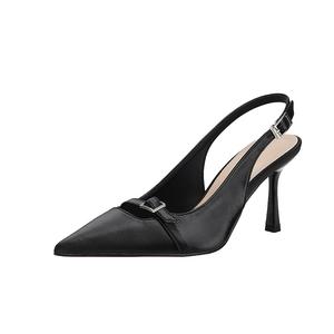 YAFEI XUANYU Стройные каблуки на шпильке 8 см женские черные, цвет Black