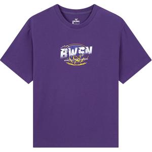 361° Футболка мужская черная Goji Berry Purple с круглым вырезом, тонкая, прямого кроя