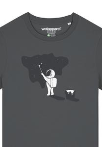 Футболка с принтом PAINTING SPACE watapparel, антрацит