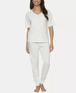 Женский комплект для отдыха Jessie 2 Pc. из джерси Felina, белый