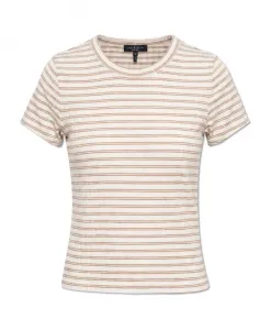 Детская футболка в полоску Luca Rag & Bone, бежевый