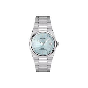 TISSOT Часы PRX Super Player Series Automatic Mechanical Movement Men's Watch Watch 35mm Blue Dial Stainless Steel Case, Blue Dial