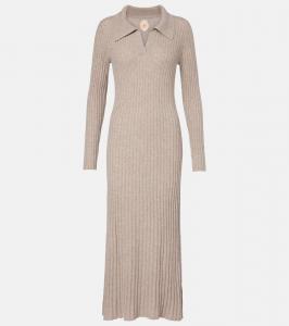 Вязаное платье-поло из кашемира Jardin des Orangers, 255-46