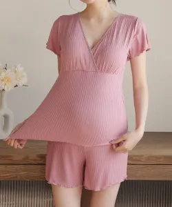 Комплект домашней одежды с коротким рукавом для беременных aimoha select Aimoha - Select -, цвет Pink