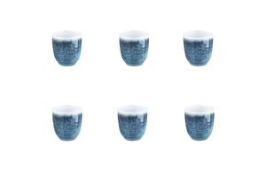 Набор из 6 стаканов BEAKER Cosmos 150 мл - лазурно-голубой Björn, синий