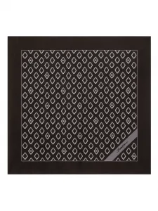 Шарф с геометричным узором DOLCE & GABBANA, черный