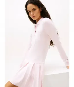 Платье Tommy Jeans, пудрово-розовый