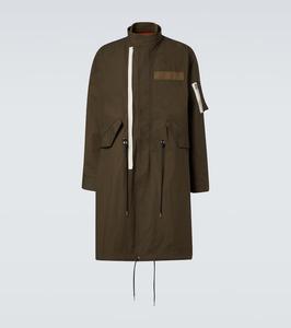 Куртка из хлопковой смеси ripstop Sacai, Khaki