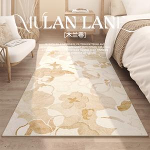 AOVOC Ковер 100х200 см из ПВХ в стиле ваби-саби для спальни/гостиной, MULANGXING - Bedside Rug - 06