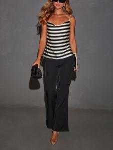 Топ Milan Kiss, кремовый/черный