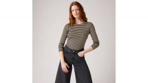 Футболка Essential с длинным рукавом Levi's, Anthracite Stripe - Multi-Color