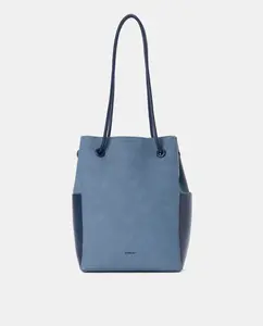 Сумка через плечо из смешанных материалов Jo & Mr. Joe, синий