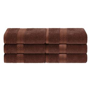 Набор полотенец для рук SUPERIOR Rayon from Bamboo Blend Solid, 6 шт., цвет Cocoa