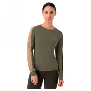 Лонгслив Super.natural Alarm Running, зеленый