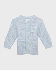 Кардиган для мальчика с интарсией и медведем, размер 3-24 мес. Ralph Lauren Childrenswear