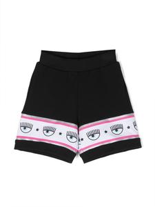 Chiara Ferragni шорты с логотипом, черный
