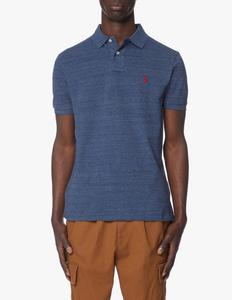 Поло с короткими рукавами на заказ базовое Ralph Lauren, цвет Classic Royal Heather