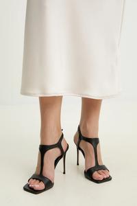 Кожаные сандалии Answear.Lab, черный