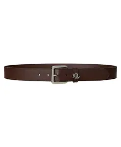 Ремень Braun Lauren von Brunt с логотипом Keeper Belt, средний ремень Ralph Lauren, коричневый